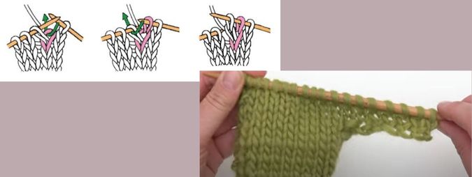 Ajouter des mailles à un tricot
