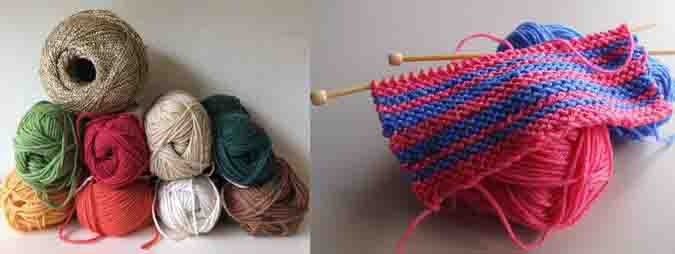 Choisir le bon fil pour tricoter?